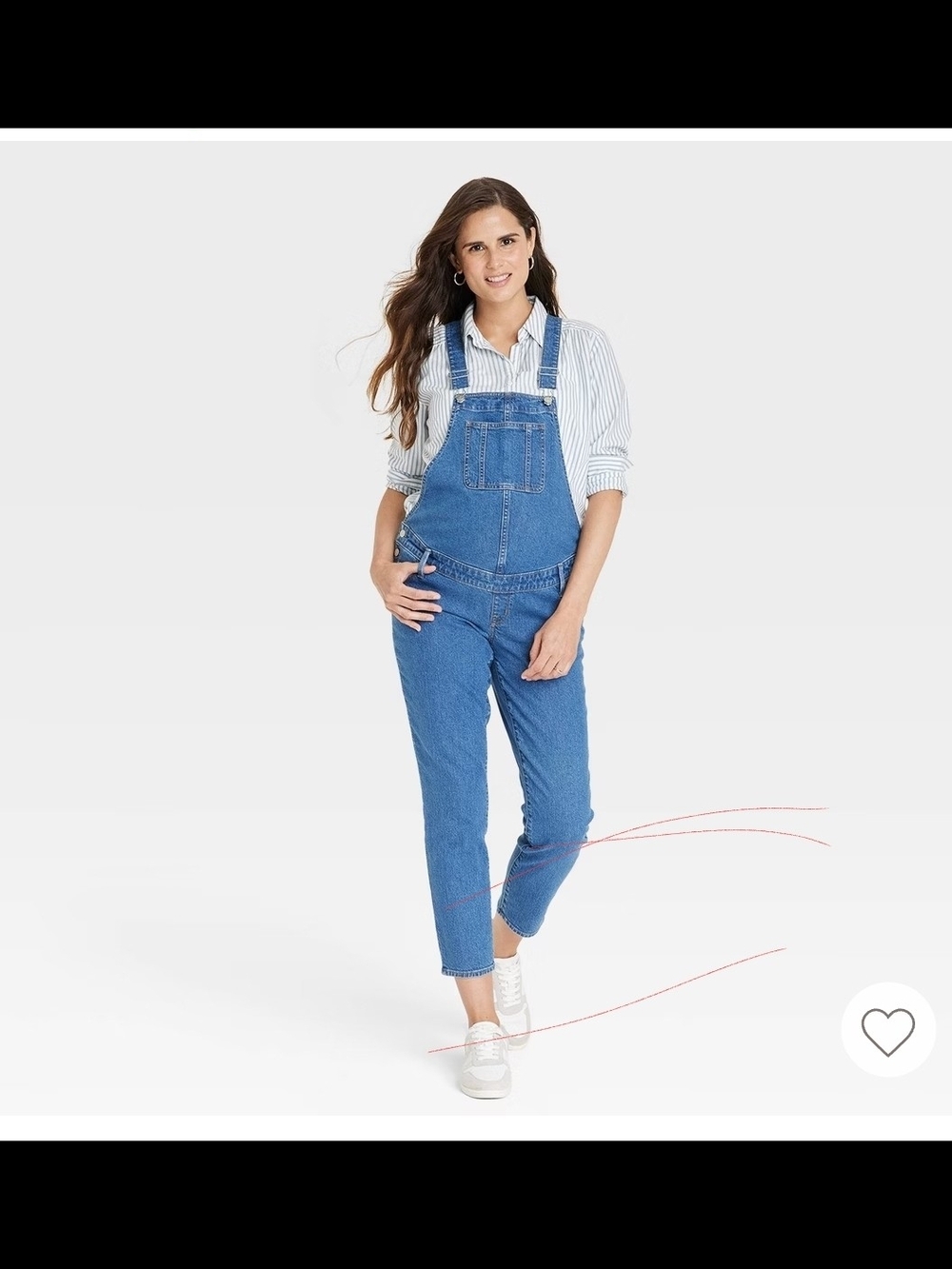 Ingrid & Isabel Medium  Blue Denim Overalls for Women